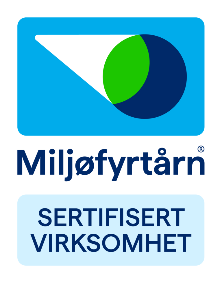 Vi er miljøfyrtårnsertifisert